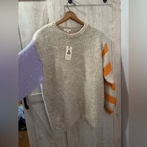 Easel Colorblock Knit Sweater